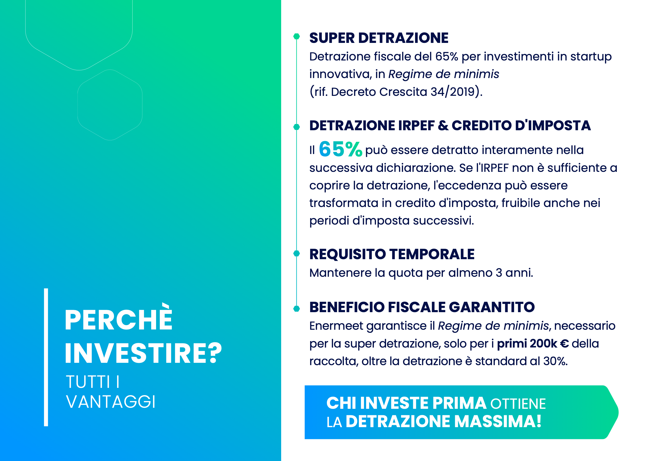 Benefici fiscali Enermeet